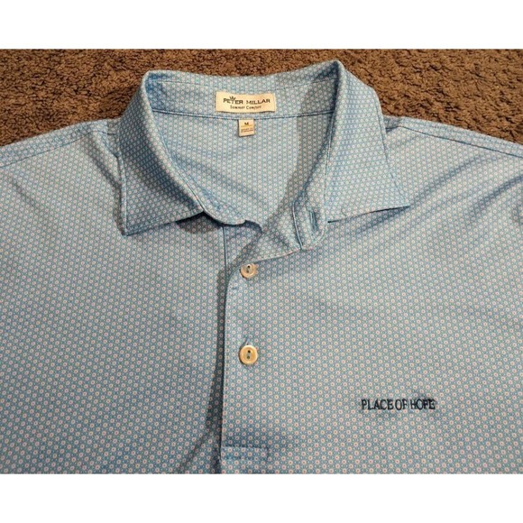 Peter Millar Summer Comfort Crown Sport Harlow Printed Performance Jersey Polo - Picture 3 of 8